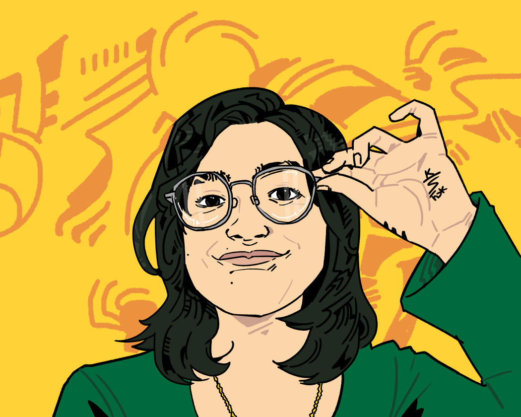 Illustrated profile picture of Kiela