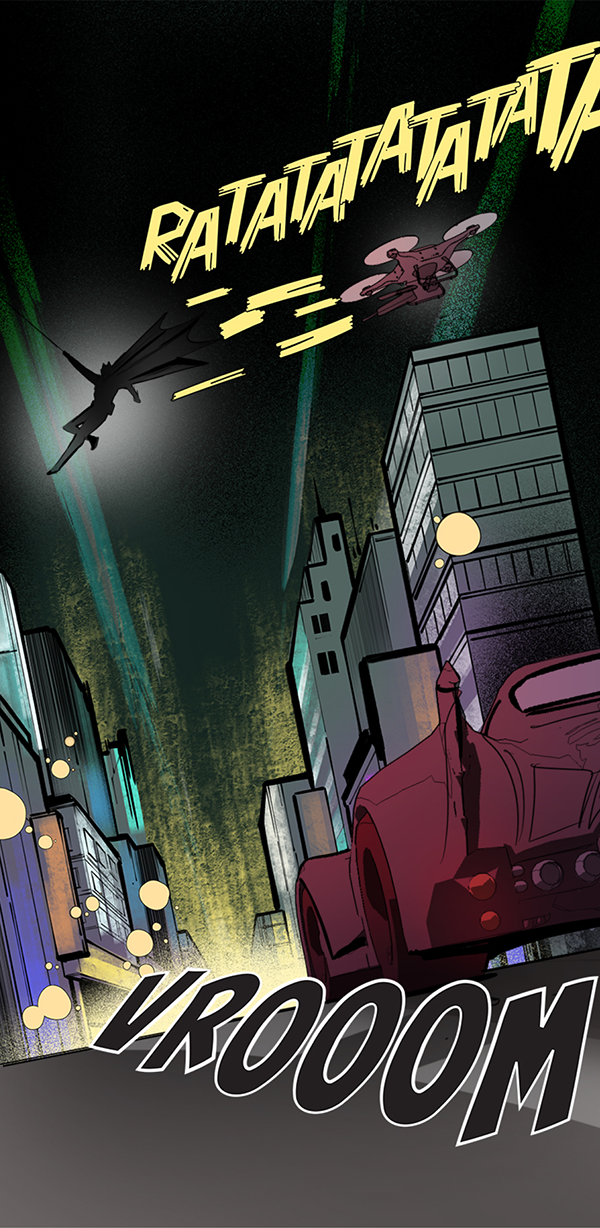 Part 5 sample lettering from Batman: Wayne Family Adventures