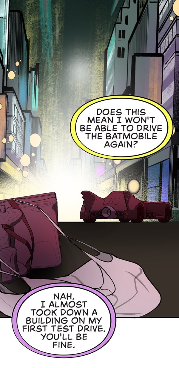 Part 8 sample lettering from Batman: Wayne Family Adventures