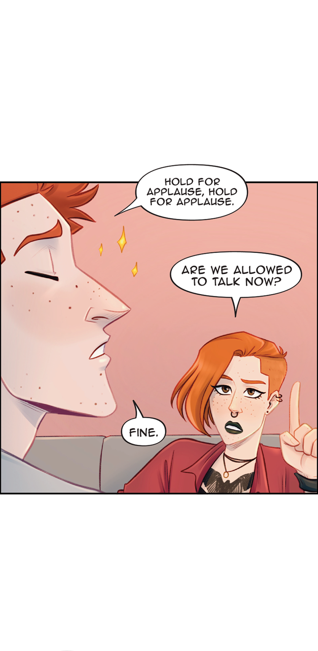 Part 2 sample lettering from Archie Comics: Big Ethel Energy